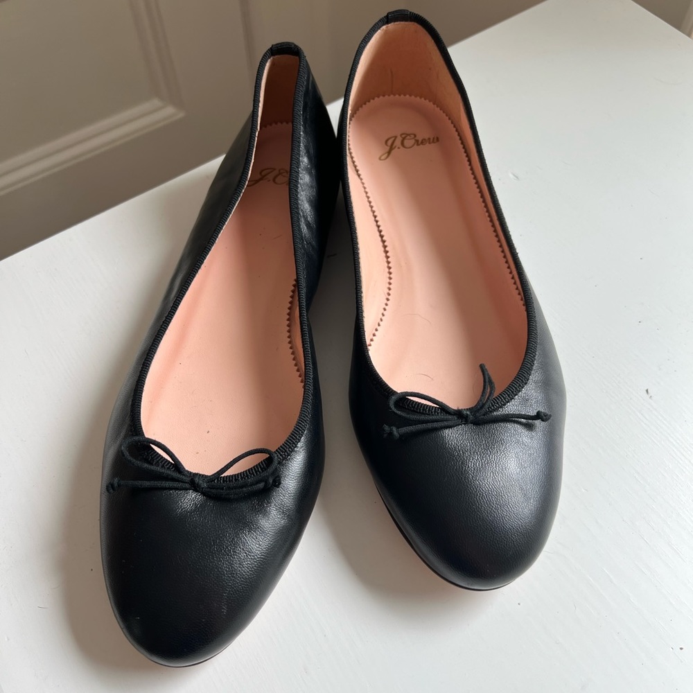 Jcrew black ballet flats